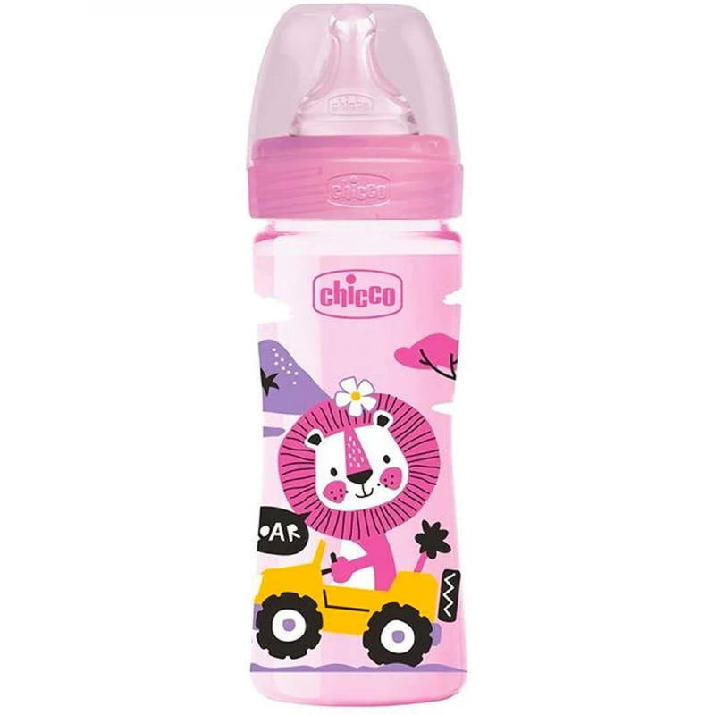 Well Being Bottle Pink Medium Flow 250 Ml